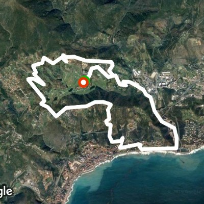 Tour lerca-cogoleto-maxetti-valdolivo-lerca walking route map in Lerca