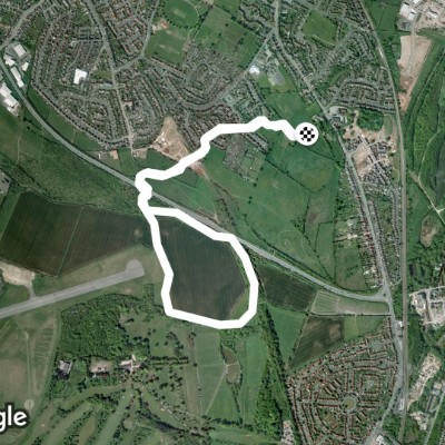 Farleys Lane Nature Area walking route map in Bestwood Village