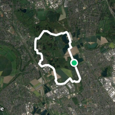 Von Richrath über Düsseldorf wieder nach Richrath