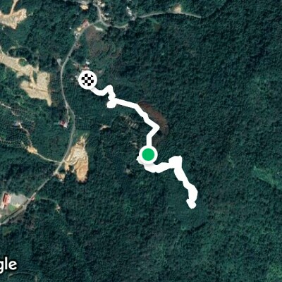 Bukit Balibata walking route map in Beaufort