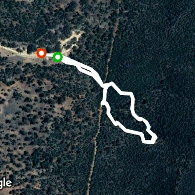 Ben Hall's Cave - Weddin National Park walking route map in Bimbi