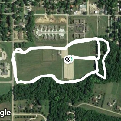 Walk @ Holton dog park walking route map in Holton