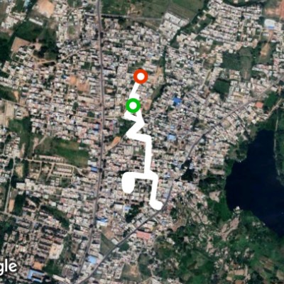 Avalapalli Hudco Sports Park walking route map in Avalapalli Hudco