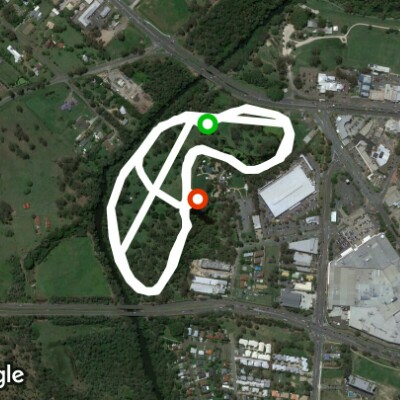 Capalaba Regional Park walking route map in Chandler