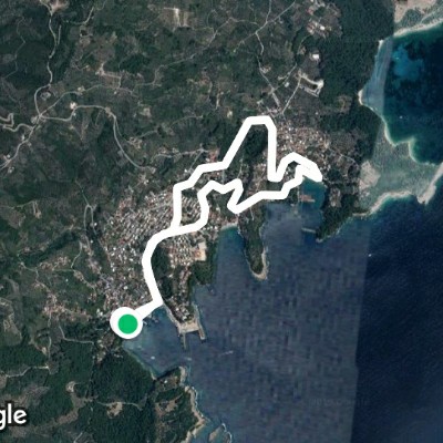 Patitiri - Votsi - Alonissos (GR) walking route map in Patitiri