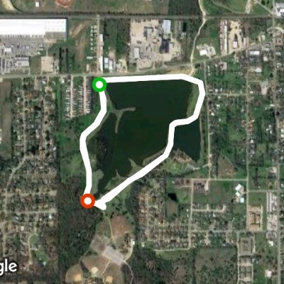 Coleman Park walking trail - Sulphur Springs, TX walking route map in Sulphur Springs