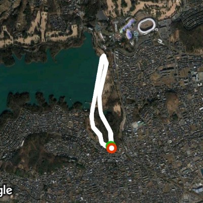 Sayama Park walking route map in Higashimurayama