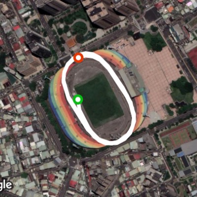 新北市板橋區新板特區  區運路  第一運動場  開放至晚上9點 有照明燈及維護人員  可健走  慢跑