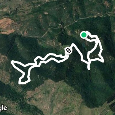 Ribavellosa walking route map in Muro en Cameros