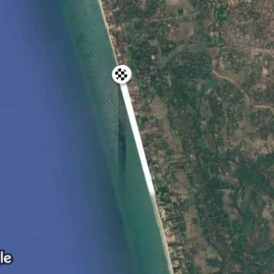 Route near Benaulim