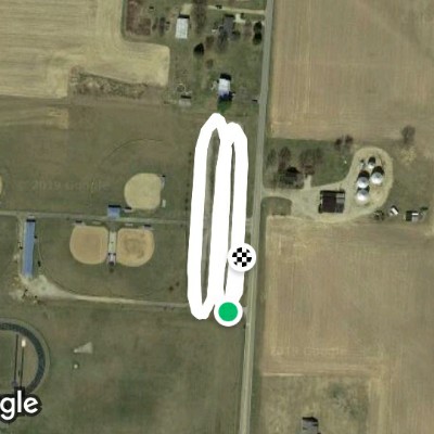 Valley Fields Park walking route map in Ashville