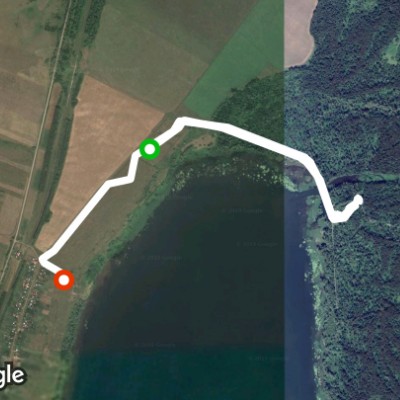 Sofino - White Lake Dam walking route map in Sof'ino