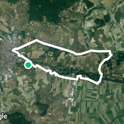 The Marne valley walking route map in Chouilly