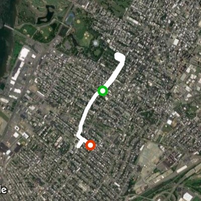 Route near Greenville walking route map in Jersey City