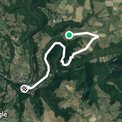 Tarn-et-Garonne - Aveyron walking route map in Saint-André-de-Najac