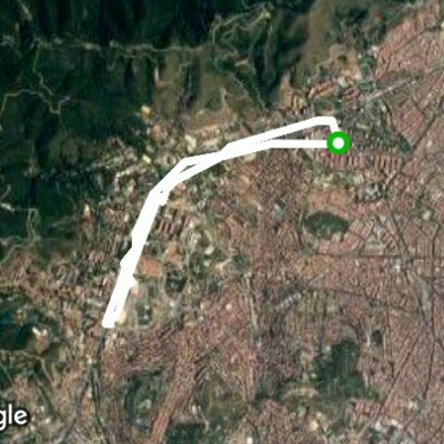 paseo nocturno por el P'Valle de Hebron.