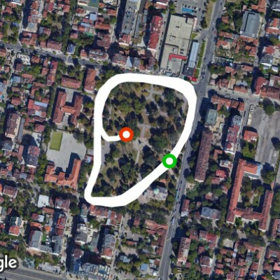 St. Nicholas Park in Sofia City Province | Walking Map