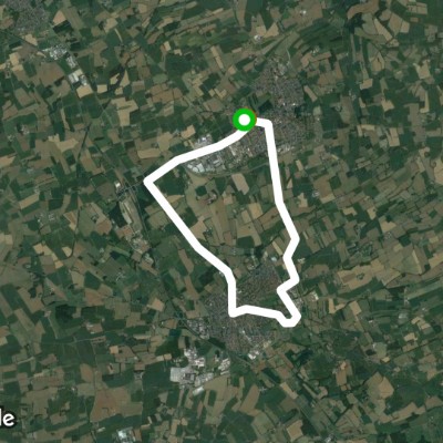 Nordwalde - Altenberge walking route map in Nordwalde