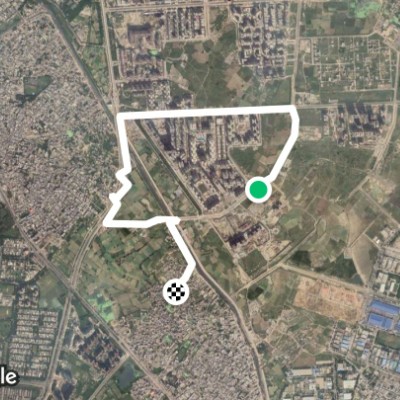 Route near Sector 101