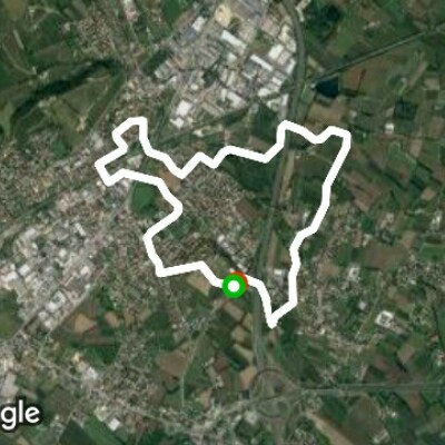 San vendemiano walking route map in Cosniga-zoppé