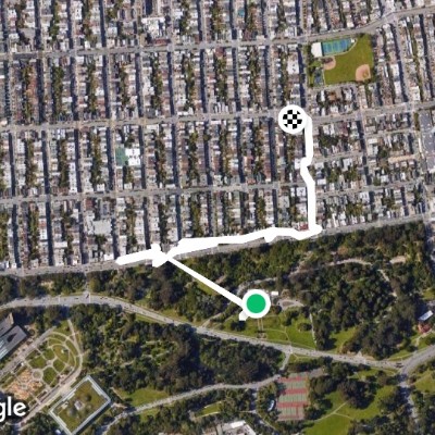 Route near Inner Richmond