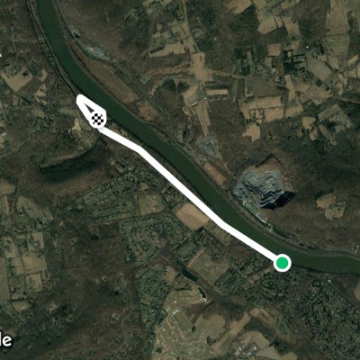 D&R canal trail in Washington Park