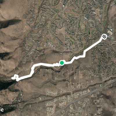 Thomas Creek Trail from Arrowcreek