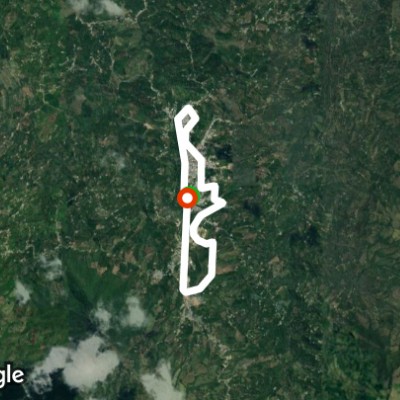 Periphery the union walking route map in Vereda Cusillo Bajo