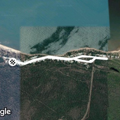 Esplanade walking route map in Bluewater