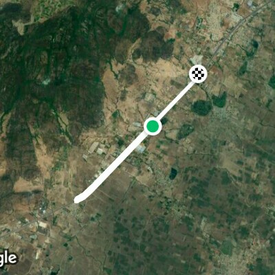 Guntur to Chilakaluripeta NH-16 Road walking route map in Prathipadu