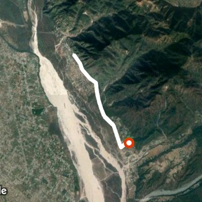 Bhopalpani 9 August walking route map in Bhopalpani Grant