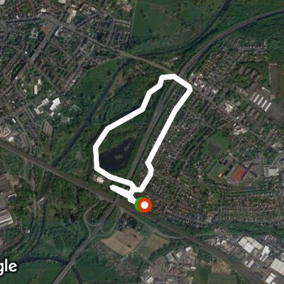 Nature reserve Trerichsweiher walking route map in Siegburg