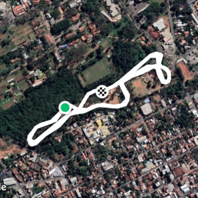 San Lorenzo bike path walking route map in San Lorenzo