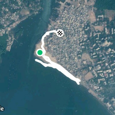 Versova beach in Maharashtra | Walking Map