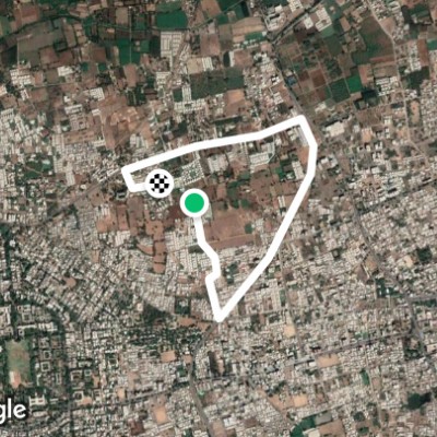 Sanket india road walking route map in Anand