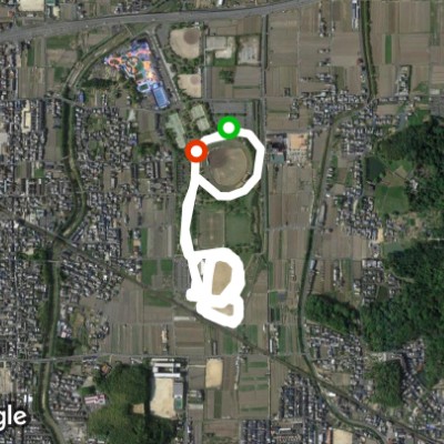 Summer walking route map in Kashihara