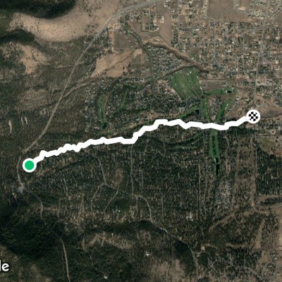 Callahan parking lot to Mt Rose