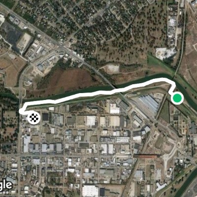 Trinity Trail 0 mile marker to Inursha Fitness