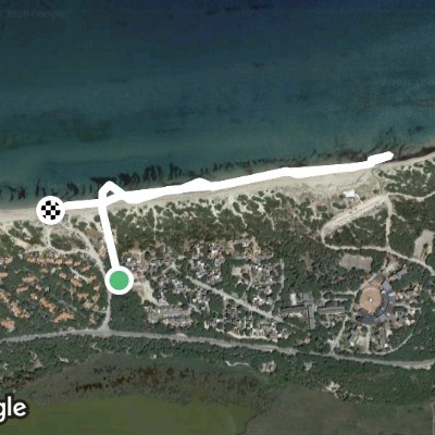 Camminata sul bagnasciuga sardo 3/9/2020