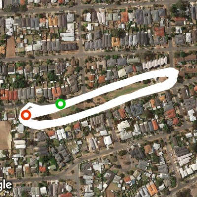 Harbrow Grove Reserve walking route map in Seacombe Gardens