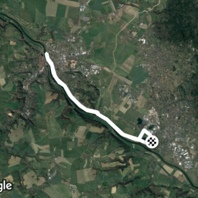 Coswig - Meißen auf dem Elberadweg