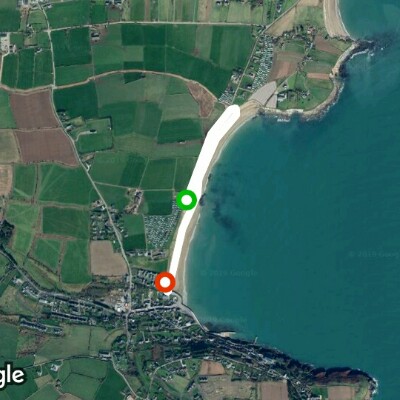 Ardmore walking route map in Lower Curragh