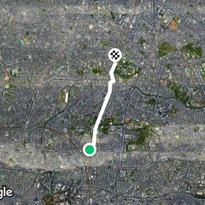 新大久保駅から目白駅