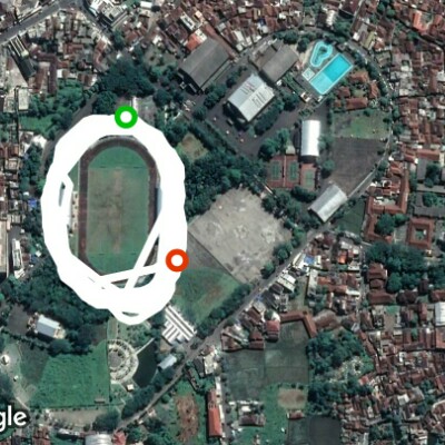 Lingkarluar Drugs walking route map in Tasikmalaya