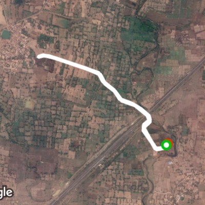 Parmalkasa to Bhathagaon walking route map in Parmalkasa