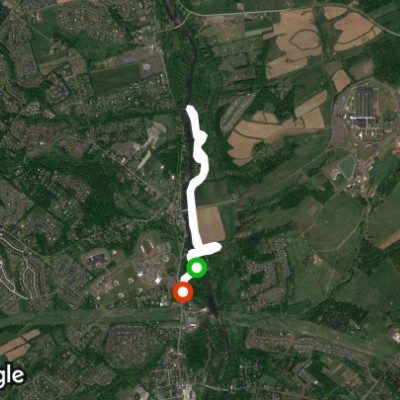 Perk trail walking route map in Neiffer