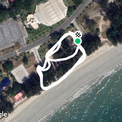 Water sports complex wp Labuan walking route map in Labuan
