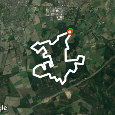 5531RX - nr36 walking route map in Bladel