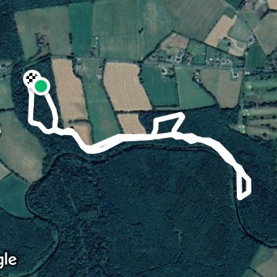 Garryhinch woods walking route map in Ardree