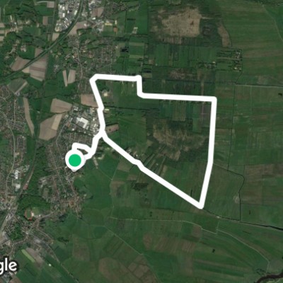 Pennigbüttel Lookout Postwiesen walking route map in Osterholz-Scharmbeck